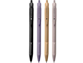 Długopis z GRIPEM ACADEMY ŻELOWY OLEJOWY automatyczny NIEBIESKI 0,7 mm MIX - Interdruk