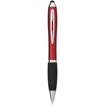 Długopis z kolorowym stylusem i czarnym uchwytem Nash - UPOMINKARNIA