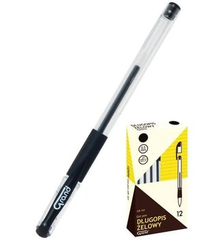 Długopis żelowy GR-101 czarny (12szt) GRAND - Grand