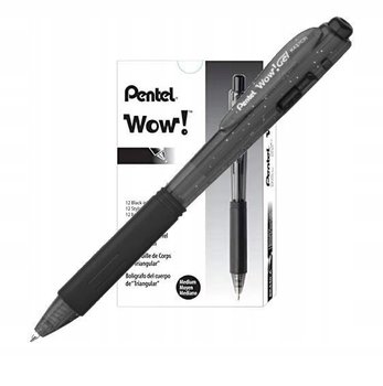 Długopis żelowy PENTEL K437CR czarny 12szt - Pentel