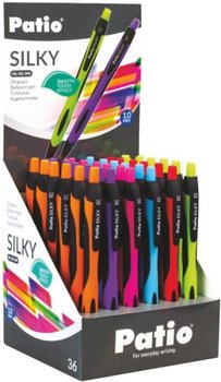 Długopis żelowy Silky niebieski p36 58742 mix cena za 1 sztukę - Inna marka