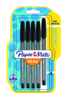Długopisy Paper Mate InkJoy, 0,7MM, czarny, 5 sztuk