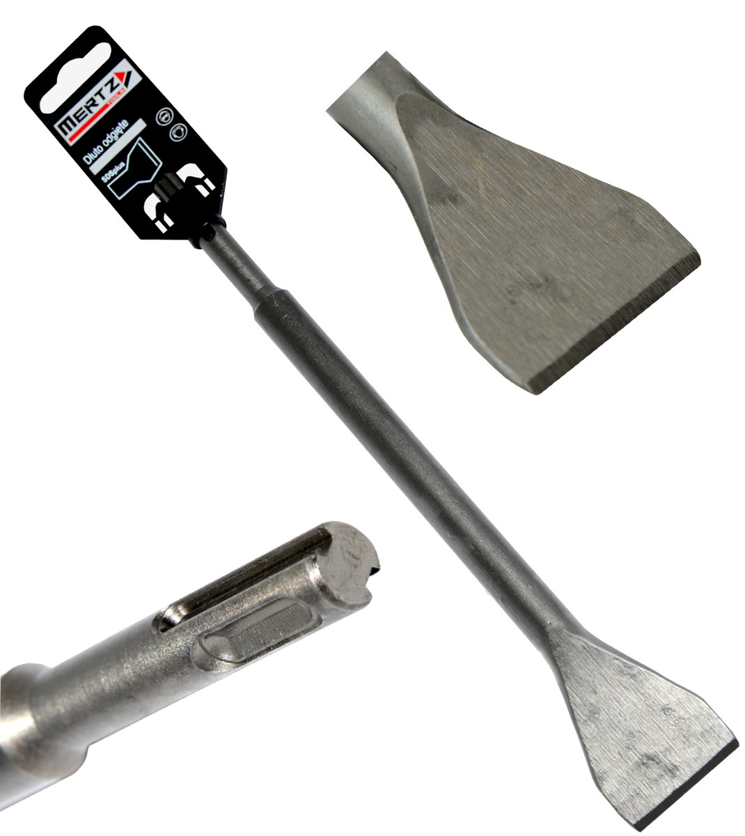 Mertz Mertz Dłuto Odgięte Sds+ Plus Łopatka Podgięte Do Płytek M1065 14X40x600