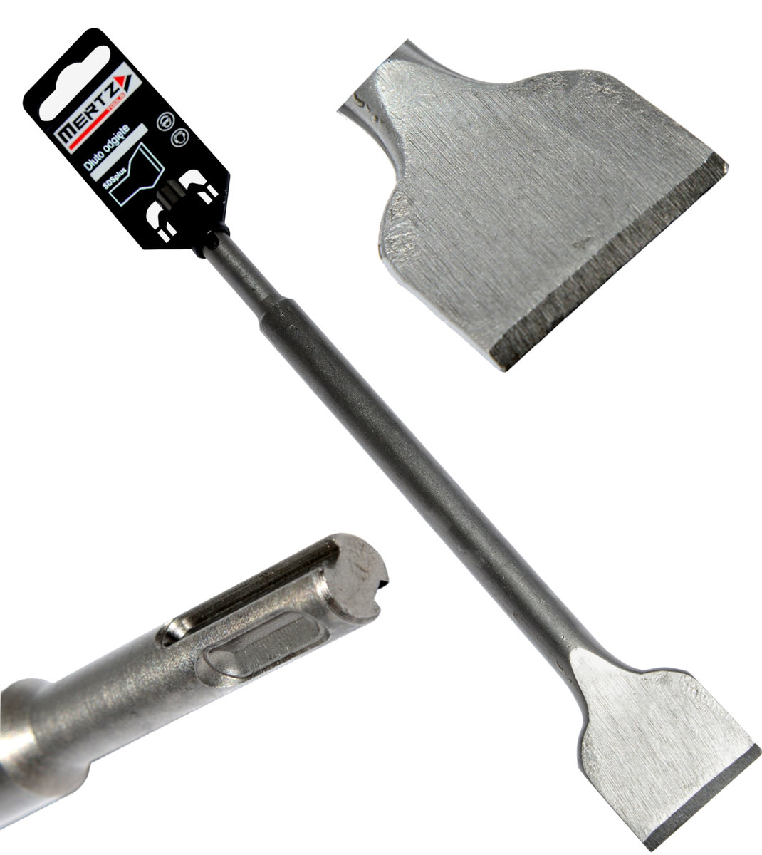 Mertz Mertz Dłuto Odgięte Sds+ Plus Łopatka Podgięte Do Płytek M1066 14X60x250