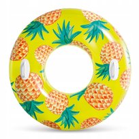 Dmuchane koło kółko z uchwytami 107 cm INTEX 56261 ANANASY na basen plażę Intex
