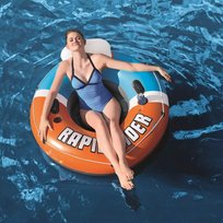 Dmuchane Koło Z Oparciem 135 Cm Hipo Na Wodę Basen Plażę Relaks Rapid Rider Bestway