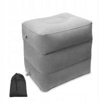 DMUCHANY PODNÓŻEK POD NOGI PODUSZKA DMUCHANA DO SAMOCHODU SAMOLOTU PODRÓŻNA