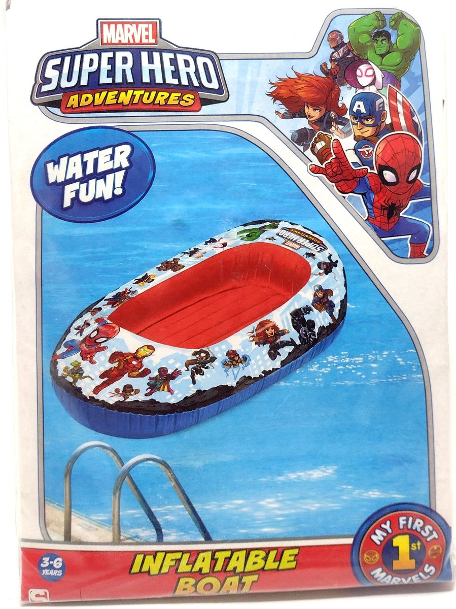 Zdjęcia - Zabawka do kąpieli Sambro Dmuchany ponton dla dzieci Super Hero MARVEL. 