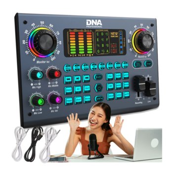 DNA SC TWO zewnętrzna karta dźwiękowa cyfrowa akumulatorowa interfejs audio Bluetooth DSP USB-C - DNA