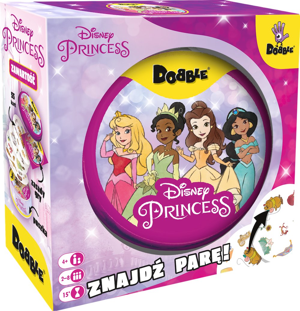Zdjęcia - Gra planszowa REBEL Dobble Disney Princess gra rodzinna 