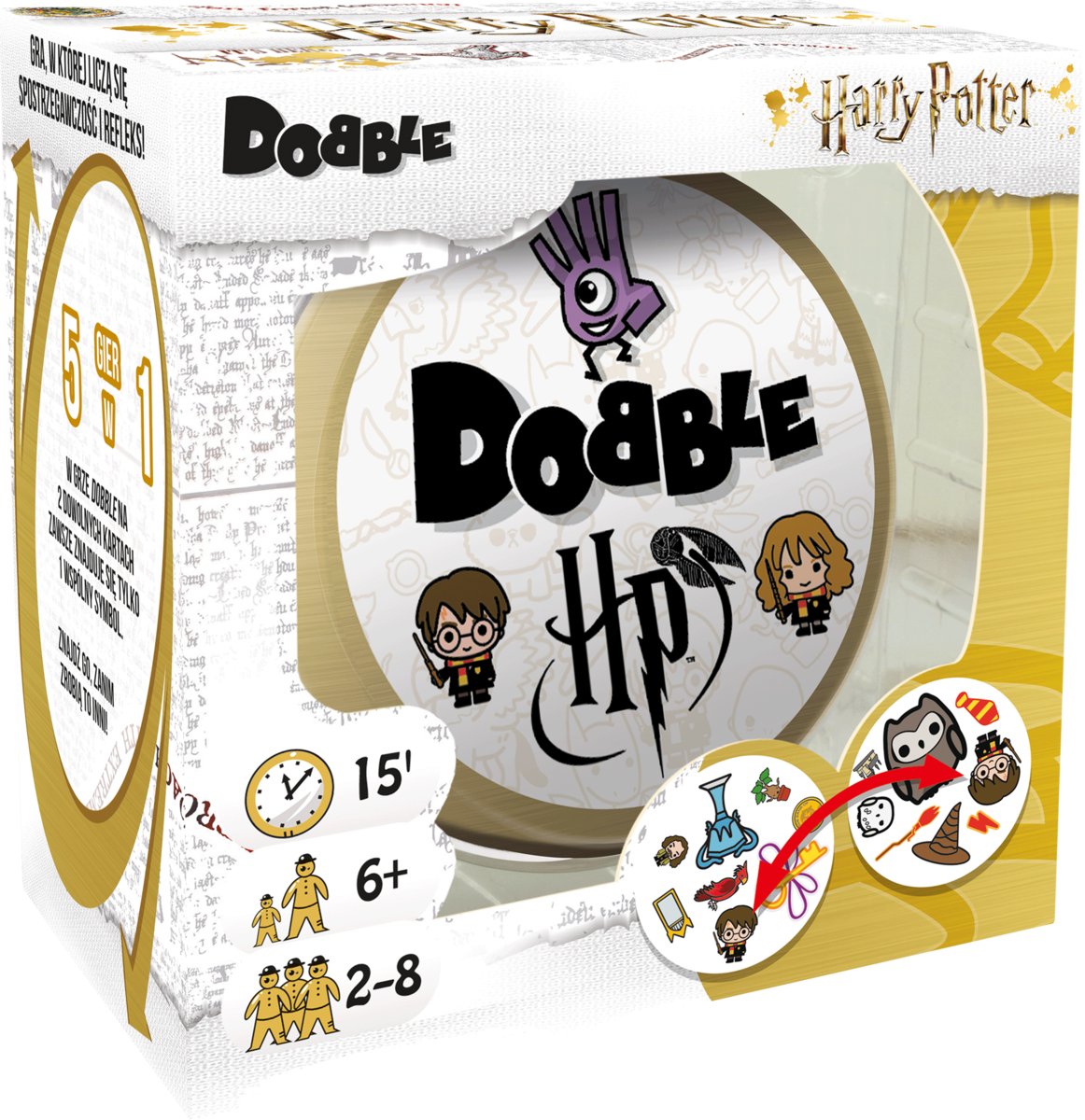 Dobble Harry Potter, gra rodzinna, Rebel