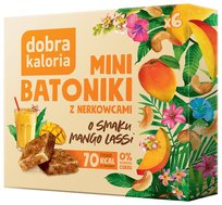 Dobra Kaloria Mini Batonik z nerkowcami o smaku Mango Lassi 102 g DOBRA KALORIA