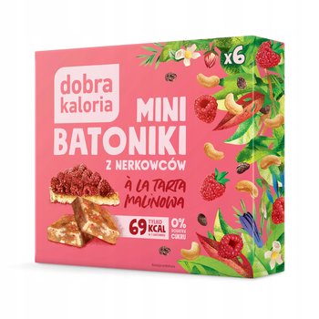 Dobra Kaloria Mini batoniki z nerkowców à la tarta malinowa 102g - DOBRA KALORIA
