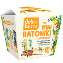 Dobra Kaloria Zestaw Fit Zdrowych Mini Batoników Bez Cukru Mix smaków 11szt