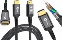 Dobry najlepszy kabel HDMI Ovolo 4m metry przewód złącze 4K czarny black