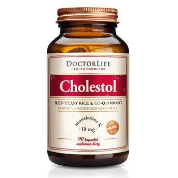 Doctor Life, Cholestol Red Yeast Rice & Co-Q10 monakolina K 10 mg, Suplement diety, 90 kaps. - Doctor Life