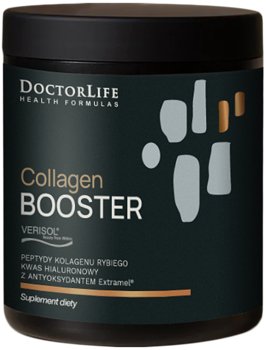 Doctor Life, Collagen Booster Peptydy Kolagenu Rybiego + Kwas Hialuronowy, Suplement diety, 30 porcji 165g - Doctor Life