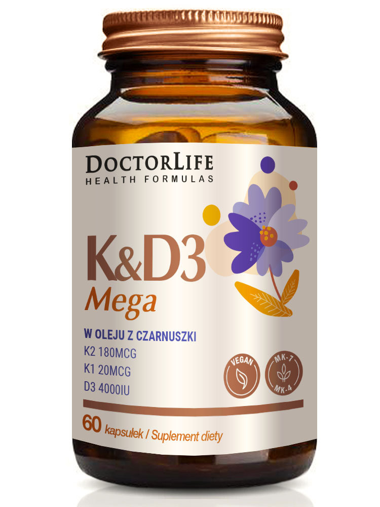 Zdjęcia - Witaminy i składniki mineralne Doctor Life K&d special w oleju z czarnuszki suplement diety 60 kapsułek