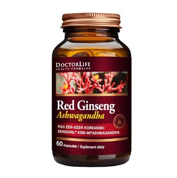 Doctor Life, Korean Red Ginseng czerwony żeńszeń koreański 300 mg 300 mg, Suplement diety, 60 kaps. - Doctor Life