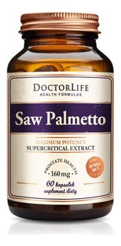 Doctor Life, Saw Palmetto ekstrakt z owoców palmy sabałowej 160 mg, 60 kapsułek - Doctor Life
