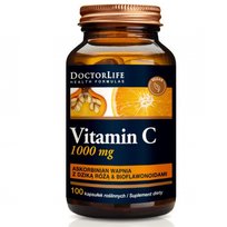Doctor Life, Vitamin C Buffered Vitamin C buforowana witamina C 700 mg Dzika Róża & Bioflawonoida, Suplement diety, 100 kaps. Doctor Life