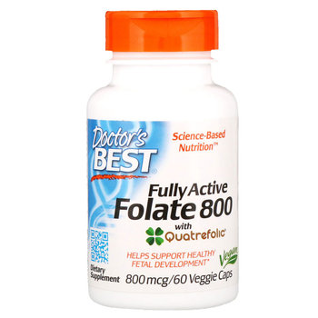 Doctor'S Best Fully Active Folate 800 Suplementy diety,  60 vege kaps. - Doctor's Best