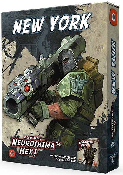 Dodatek do gry Neuroshima hex 3.0 New York, Portal Games, gra planszowa