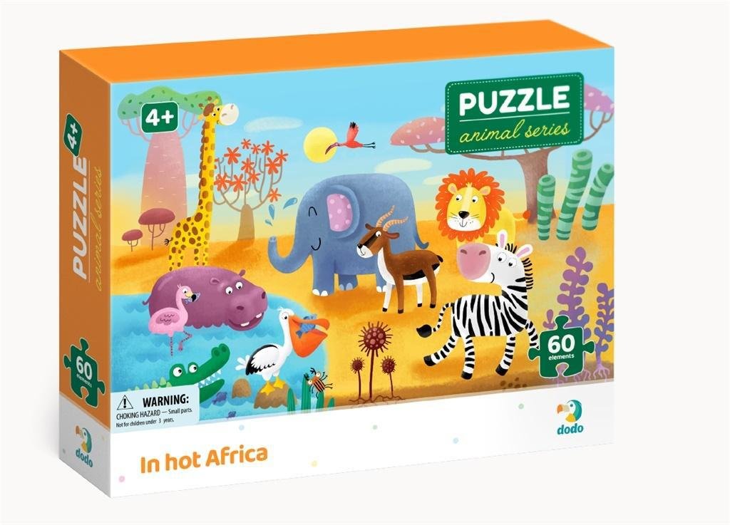 Zdjęcia - Puzzle i mozaiki Dodo , puzzle, Bioms In hot Africa, 60 el. 