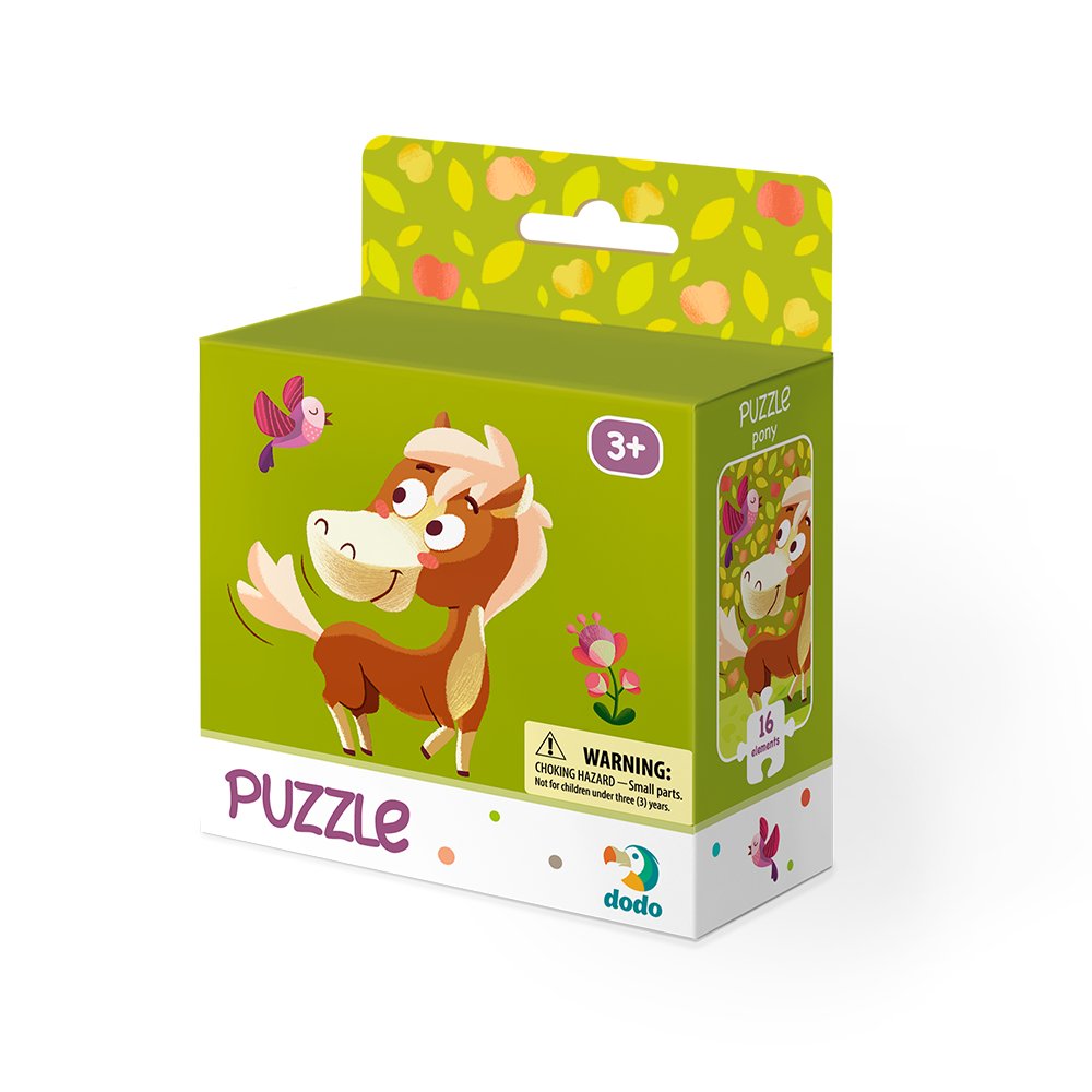 Dodo, puzzle, Konik, 16 el.