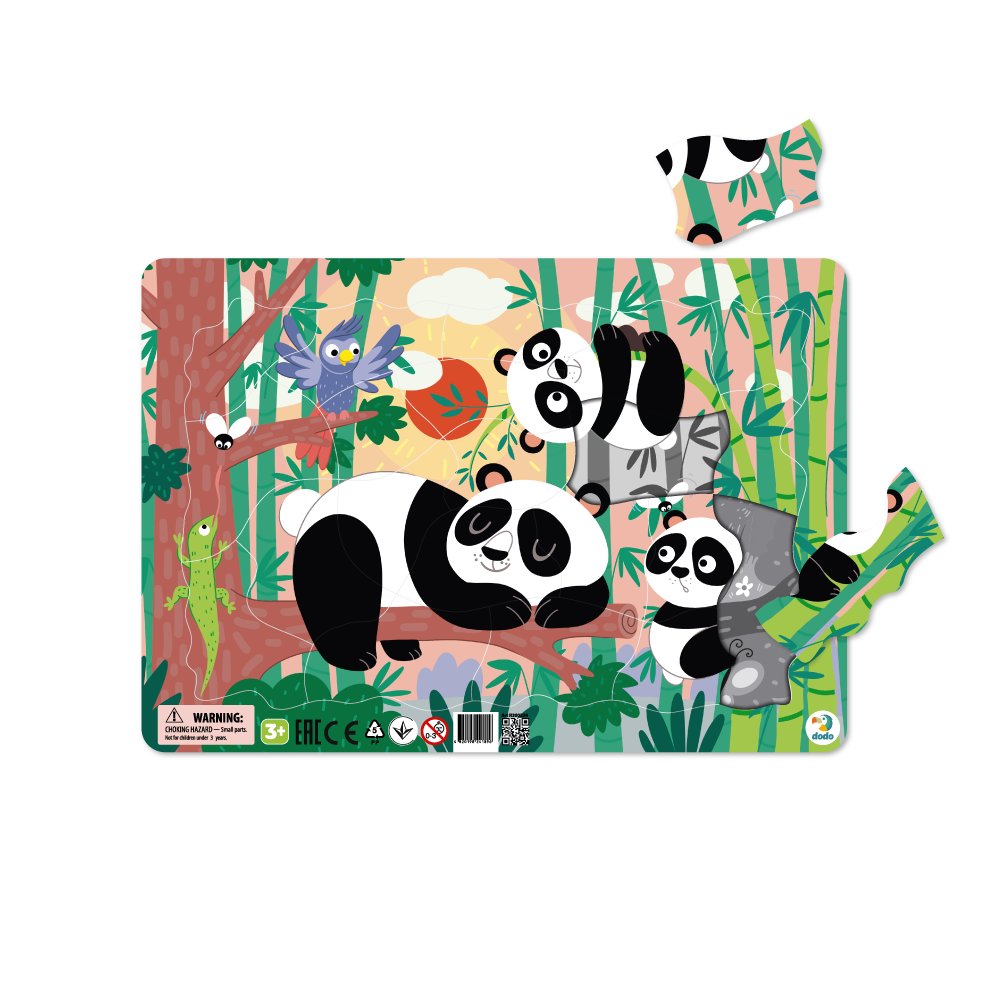 Dodo, puzzle, Pandy, 21 el.