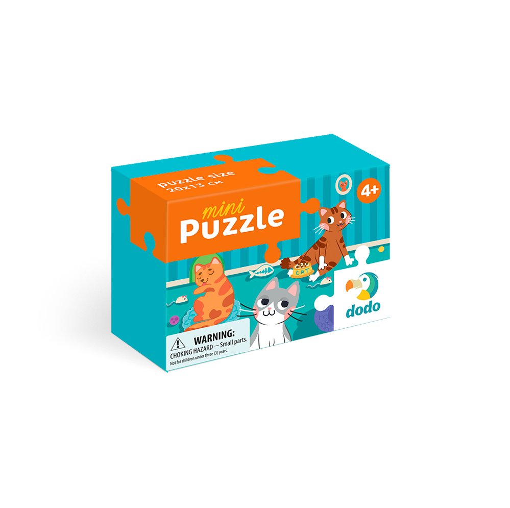 Zdjęcia - Puzzle i mozaiki Dodo , puzzle, Szalone Koty Mini, 35 el. 
