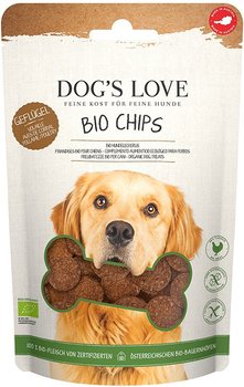 DOG'S LOVE BIO chips - chipsy z ekologicznego mięsa przysmaki dla psa (150g) - LoveDog