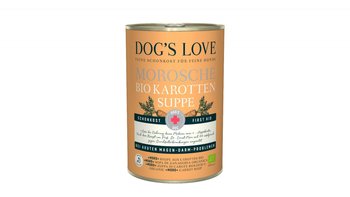 DOG'S LOVE BIO Morosche - ekologiczna zupa Moro z marchwi (400g) - LoveDog