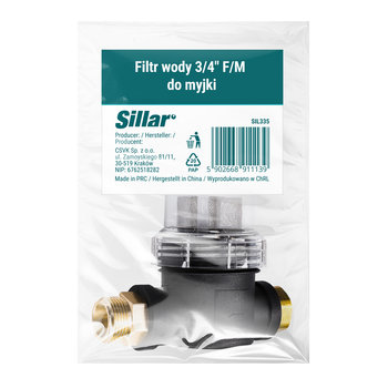 Dokładny filtr instalacyjny do wody ogrodu kranu węży mazuera myjki 3/4" - Sillar