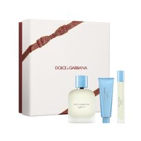 dolce & gabbana light blue pour homme woda toaletowa 100 ml   zestaw  