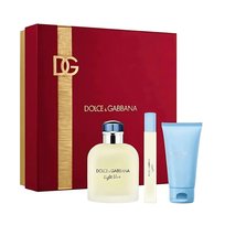 dolce & gabbana light blue pour homme woda toaletowa 125 ml   zestaw  