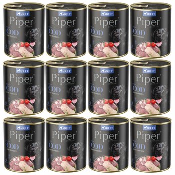 Dolina Noteci Piper Karma Mokra Dla Psa Dorsz Z Pomidorem 12 X 800G - Piper