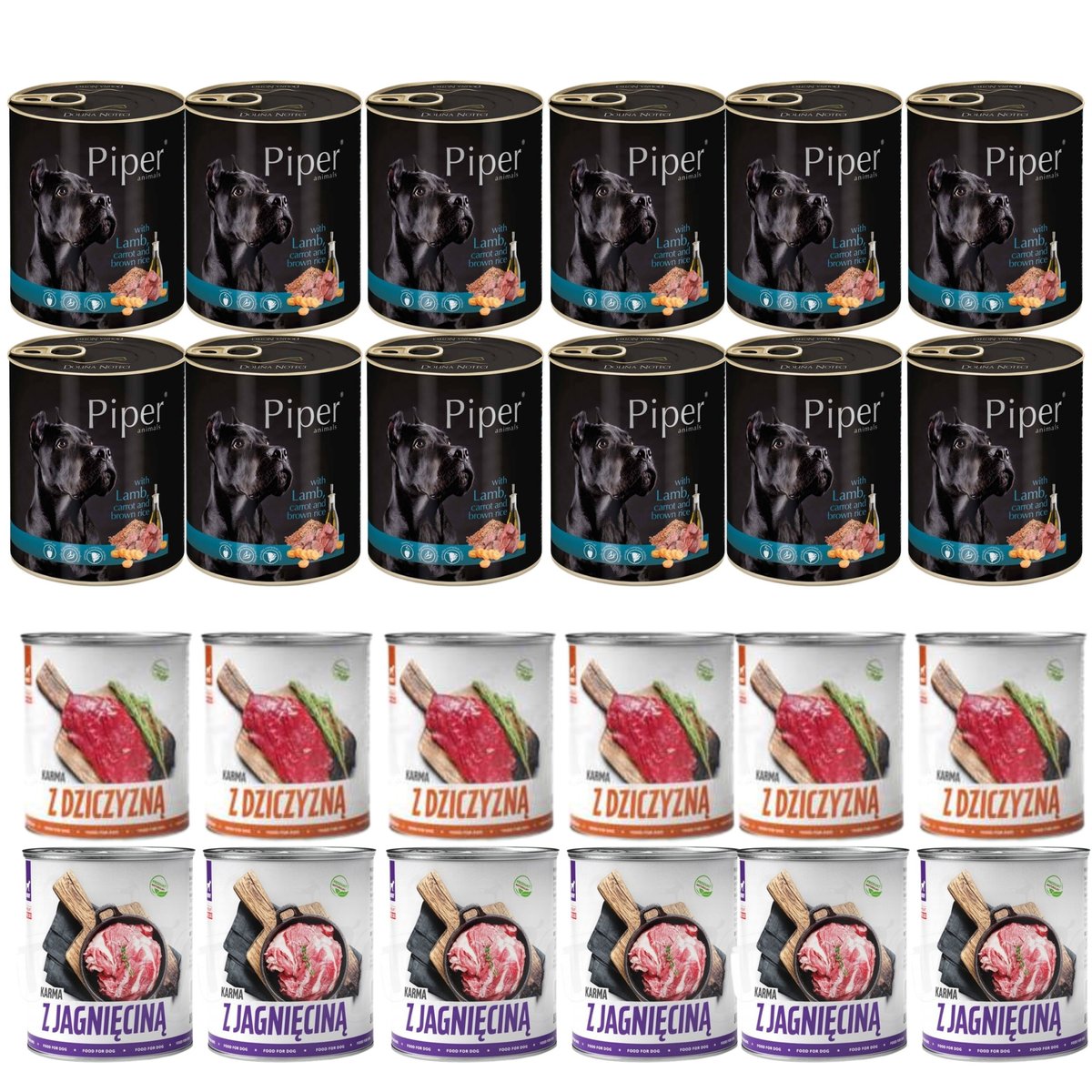 DOLINA NOTECI PIPER TUF TUF Karma Mokra Psa 24 X 800 MIX 4 SMAK W Dolina noteci piper tuf tuf karma mokra psa 24 x 800 mix 4 smak w