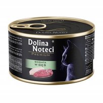 Dolina Noteci Premium bogata w gęś karma dla kota 185g