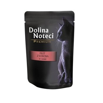 Dolina Noteci Premium dla kota Filet z łososia w sosie 85g - Dolina Noteci