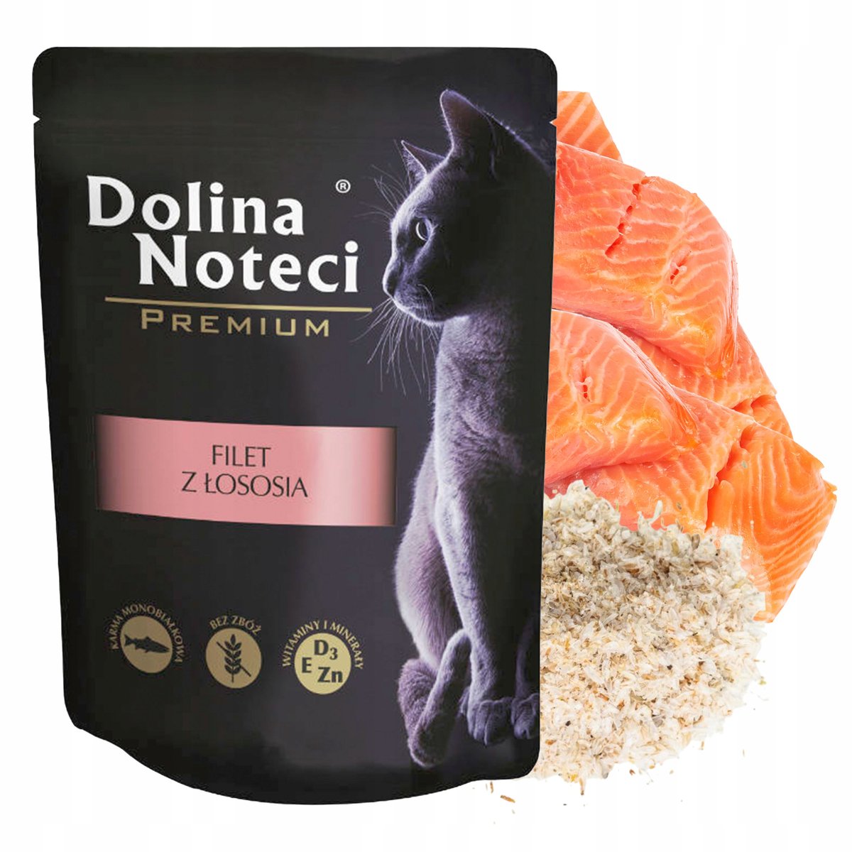 Dolina Noteci Premium rijk aan kalfsvlees - nat kattenvoer - 400g