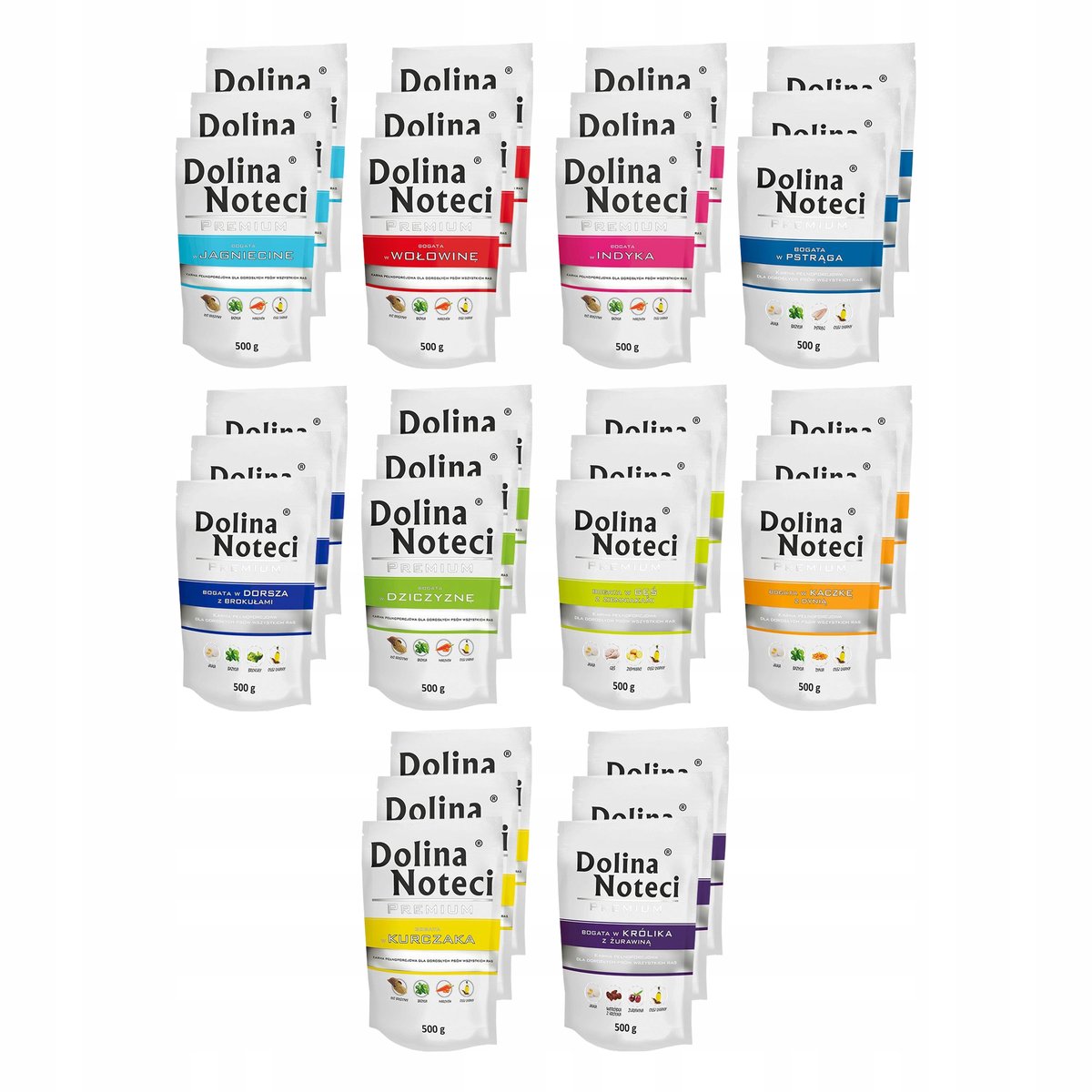 Dolina Noteci Premium voer voor volwassenen, rundvlees, 9 kg