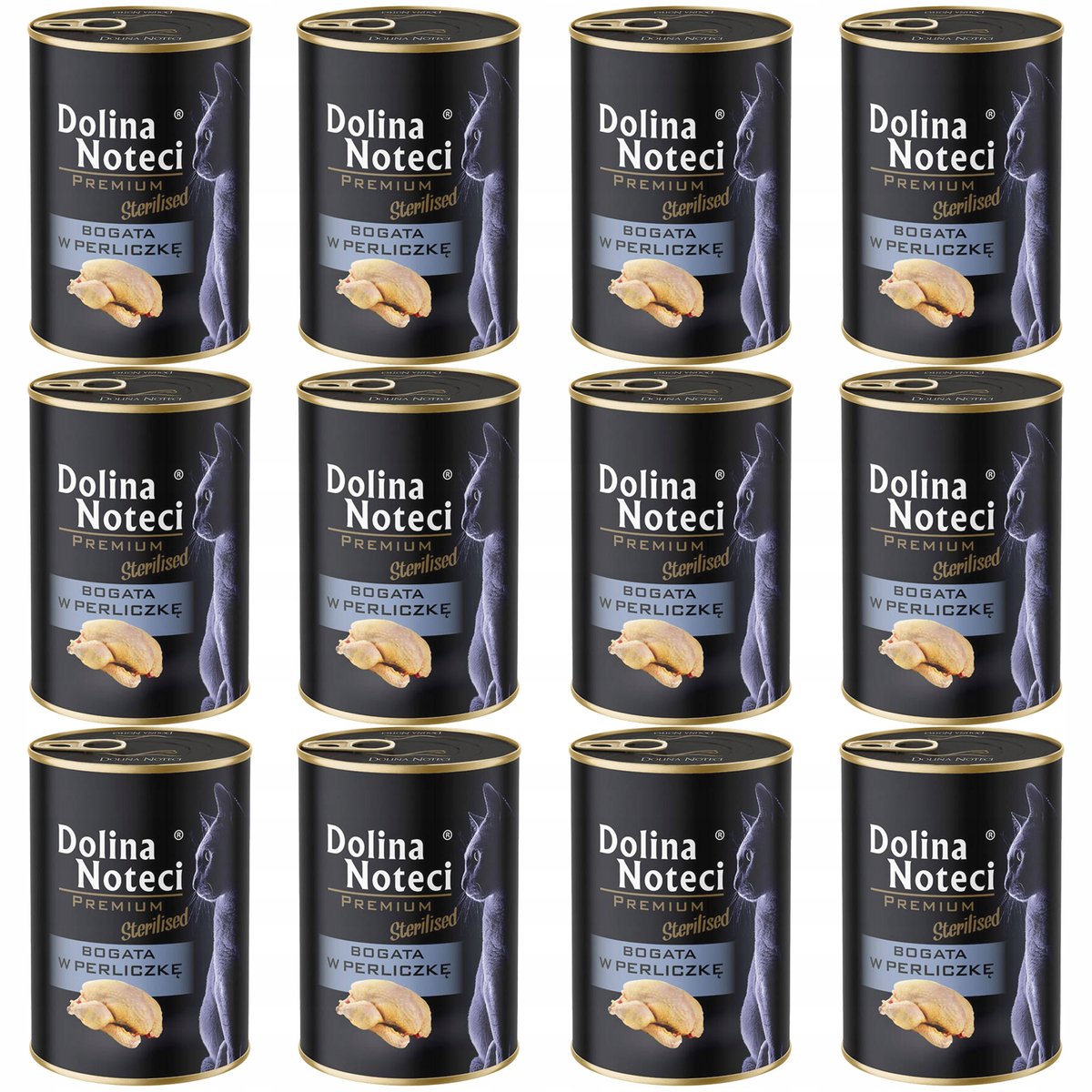 24 x 185 g Dolina Noteci Premium Kalfsvleesrijk natvoer voor katten