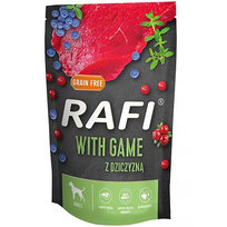 DOLINA NOTECI RAFI Karma mokra dla PSA z DZICZYZNĄ saszetka 500g Rafi