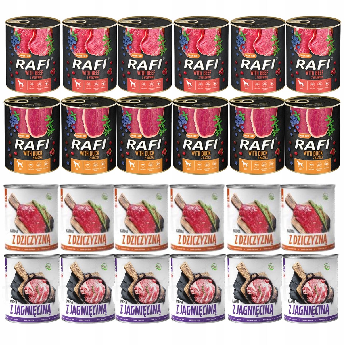 Dolina Noteci Rafi Tuftuf Karma Mokra Karma Psa Mix 24 X 800 G Puszka Dolina noteci rafi tuftuf karma mokra karma psa mix 24 x 800 g puszka