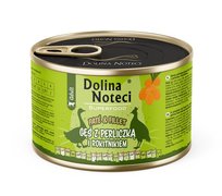 DOLINA NOTECI Superfood pasztet i filet dla kota gęś z perliczką i rokitnikiem 185g