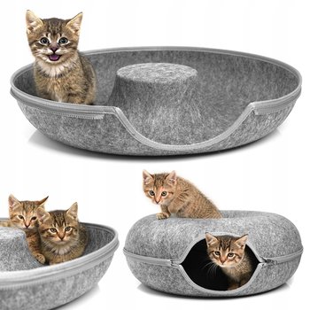 DOMEK budka dla KOTA PSA solidne LEGOWISKO zamykane SZARE 50 cm - Inna marka