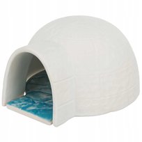 Domek chłodzący igloo ceramiczne dla gryzoni