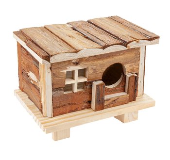 Domek dla chomika, drewniany 18cm - Happet