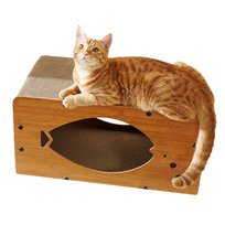 Domek Dla Kota Legowisko Drapak Tekturowy Karton